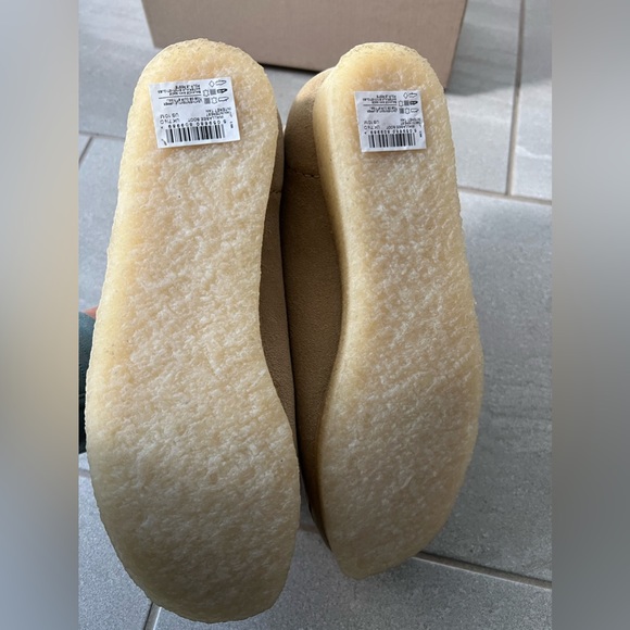 Clarks Wallabee Boot Ankle Boots Women's Size 8 M Tan NEW MSRP $170 Fur Accent - Picture 5 of 10
